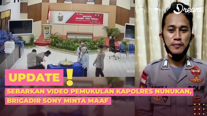 Sebarkan Video Pemukulan Kapolres Nunukan, Brigadir Sony Minta Maaf