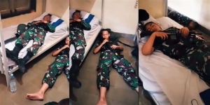 Bukan Istri atau Guling, Ternyata Ini yang Setia Dipeluk Prajurit TNI Saat Tidur