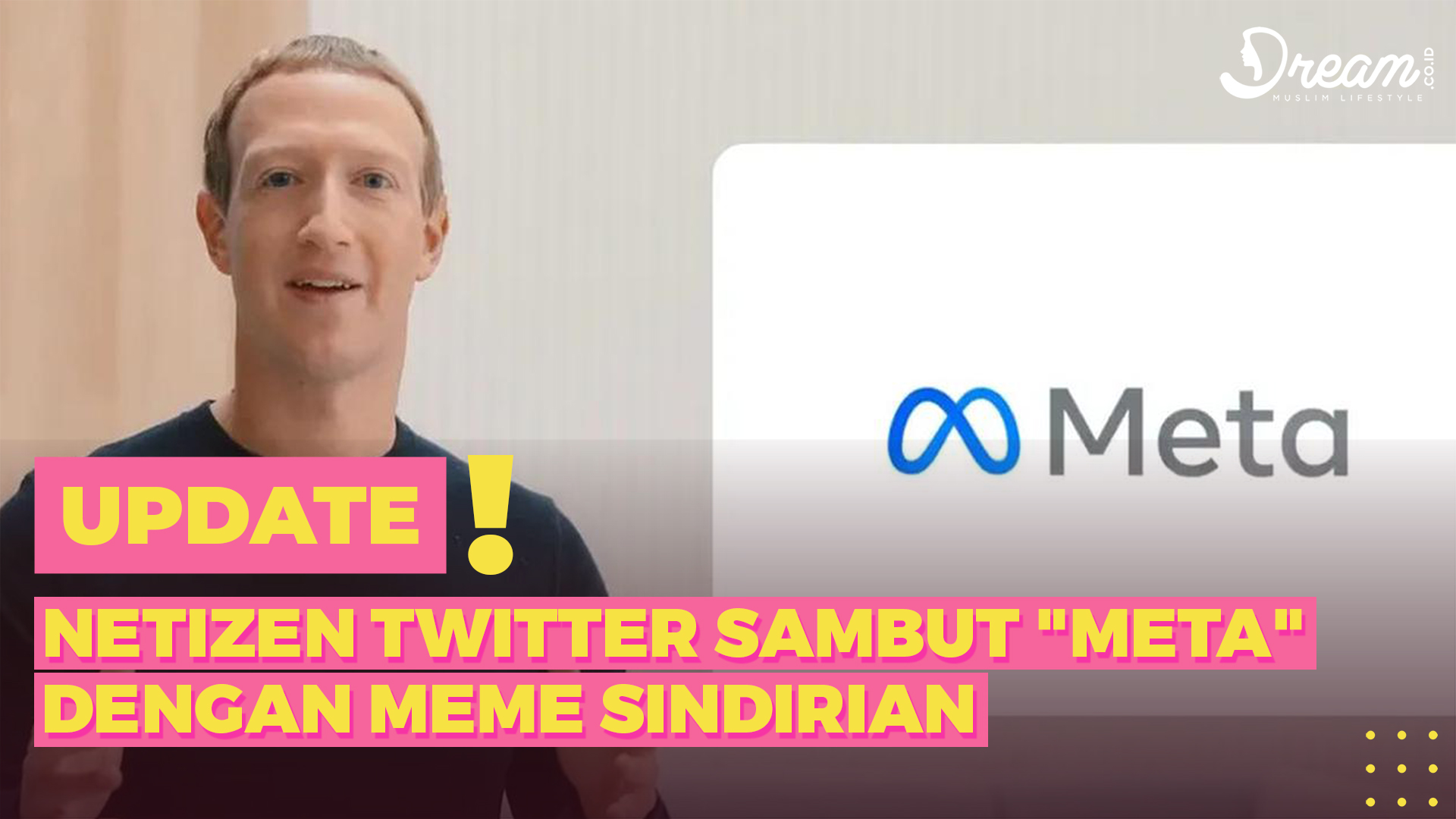 Netizen Sambut 'Meta' Nama Baru Facebook dengan Meme Sindirian