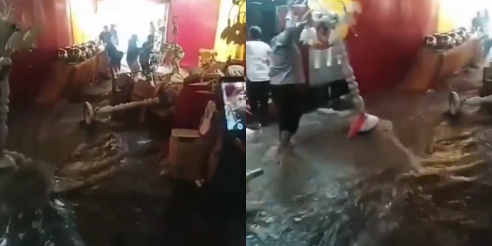 Pelaminan Kebanjiran, Canda Netizen: Doa Mantan Didengar Tuhan