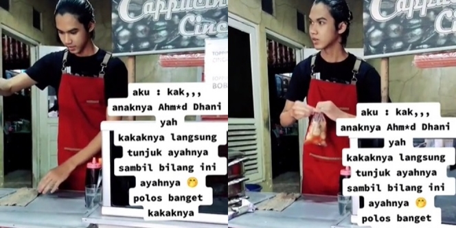 Viral Penjual Bakso Mirip Anak Ahmad Dhani, Cakep Banget!