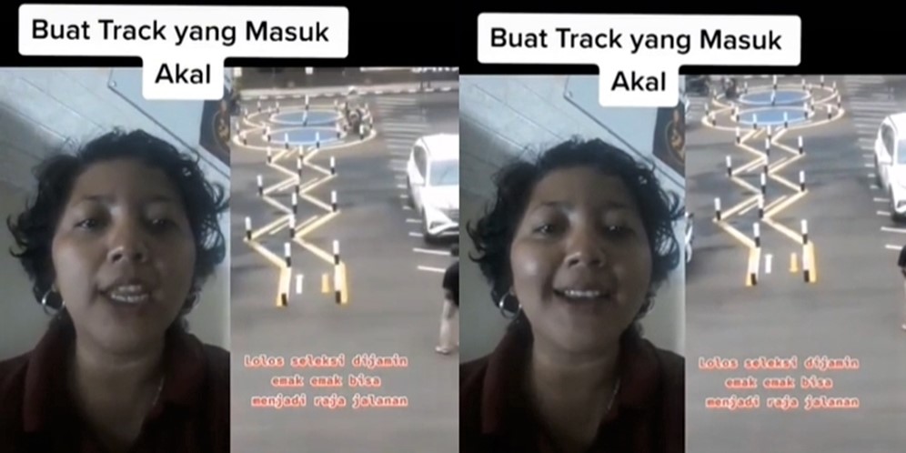 Viral Video Emak-Emak Emosi Lihat Trek Ujian SIM: Gak Masuk Akal, Auto Nembak!