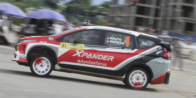 Xpander AP4 Bawa Rifat Sungkar Juara Sprint Rally: 'Agak Gila Balapan Pakai MPV' 