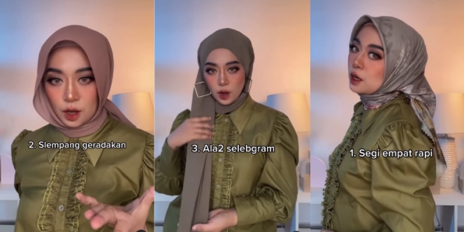 Inspirasi 4 Model Hijab Kekinian ala Selebgram
