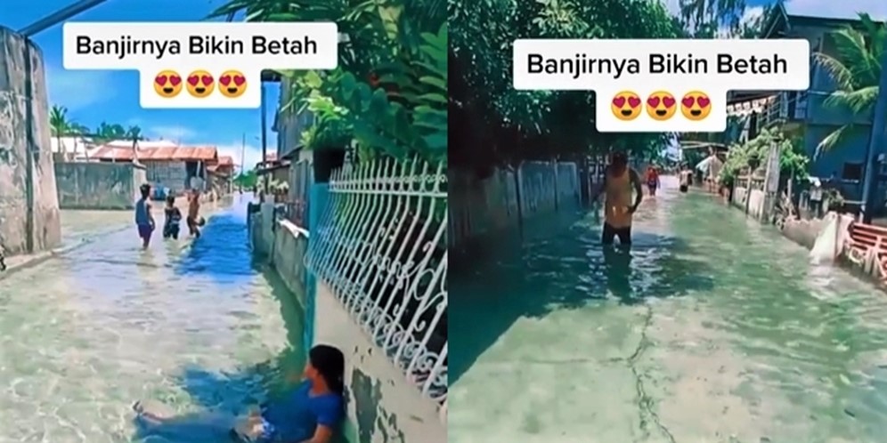 Banjir di Daerah Ini Airnya Bening dan Super Jernih, Netizen Sampai Takjub : Indah Banget!