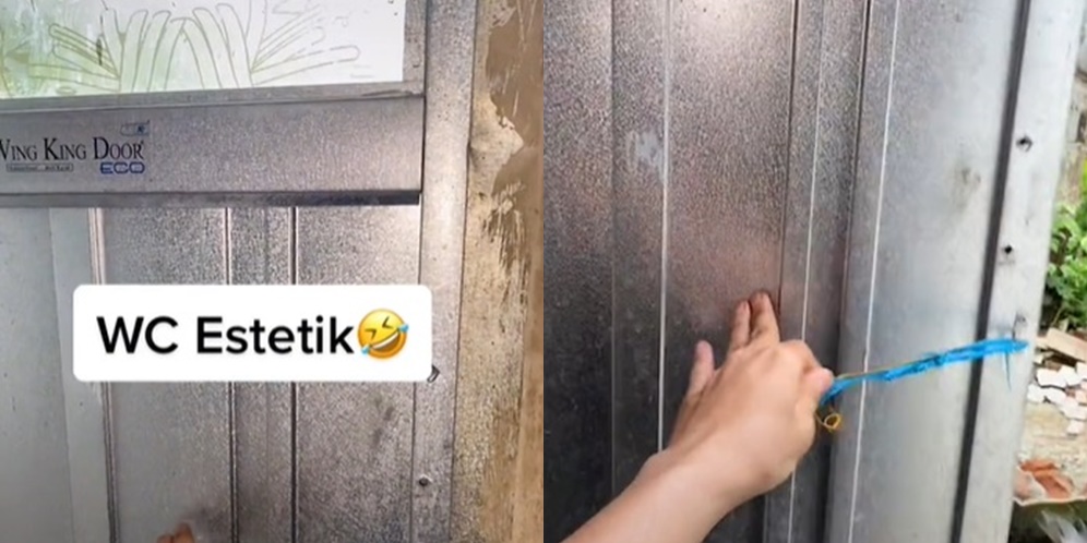 Penampakan Toilet Estetik Ini Malah Bikin Takut, Pas Dibuka Ternyata...