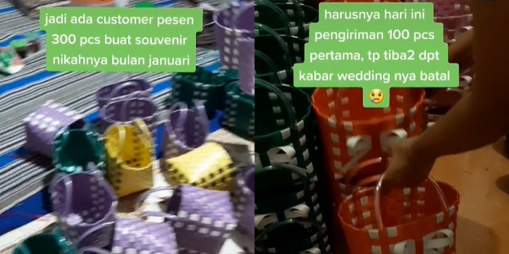 Viral Nyesek Sudah Pesan Souvenir Ratusan, Pernikahan Batal Gegara Ini