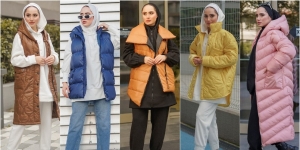 3 Model 'Puffer Jacket' untuk Hijabers di Musim Hujan dan Dingin