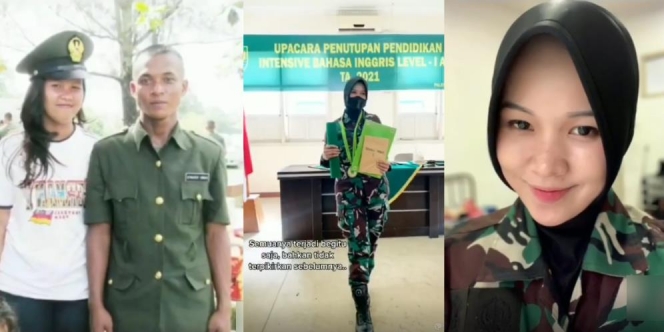 Berawal Pinjam Seragam Kakak Buat Karnaval, Gadis Cantik Jadi Prajurit TNI Betulan