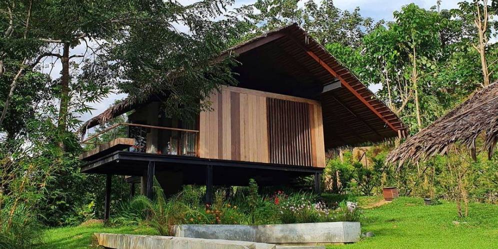 Pemandangan Langka Villa Nicholas Saputra di Pinggir Hutan Sumatera
