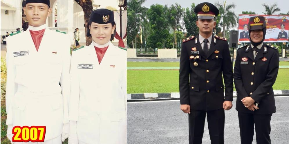Dulu Sama-Sama Paskibraka di Istana Negara Terus Nikah, Kini Keduanya Jadi Perwira Polisi