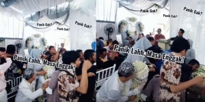 Momen Acara Pernikahan Berubah Ricuh, Pengantin Hampir Jatuh Jadi 'Korban' Saat Saweran