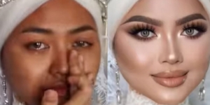 Awalnya Menangis Saat Dirias, Hasil Makeup Pengantin Jadi Mirip Aurel Hermansyah?