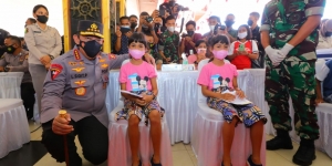 Kapolri Dorong Forkopimda Maluku Akselerasi Vaksinasi Kejar Target 70 Persen