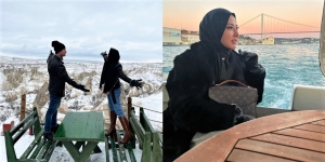 Biasa Tampil Seksi, Intip 10 Potret Cantiknya Ayu Aulia Berhijab Saat Liburan Bareng Zikri Daulay di Turki
