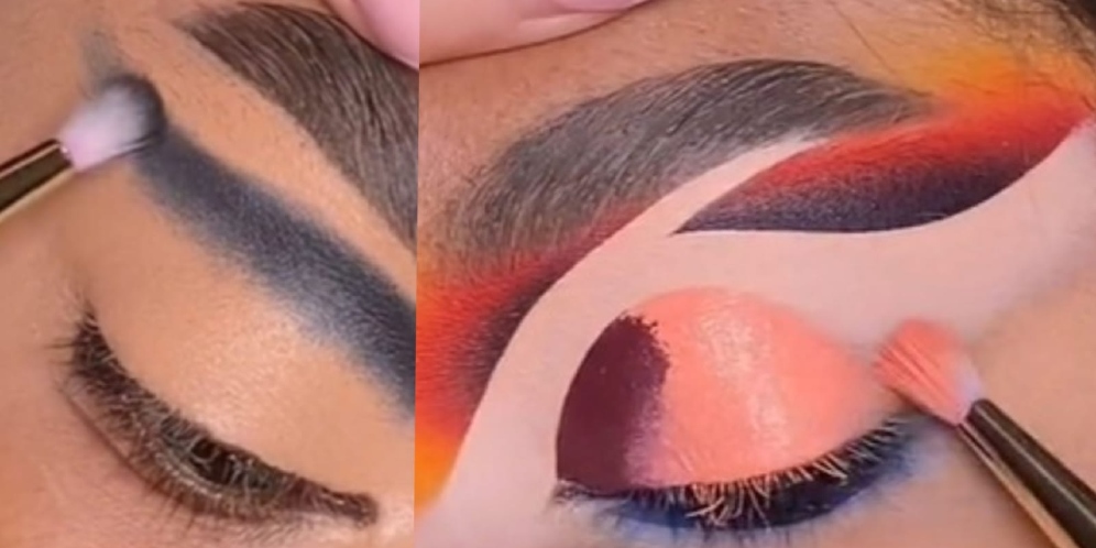 Tutorial Riasan Mata Bergaya Cut Crease, Warganet Berhenti Napas Melihat Caranya