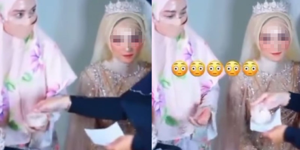 Emak-Emak Lupa Bedakkan Tuang Separuh Isi Bedak Milik MUA, Si Pengantin Cuma Bisa Menatap Nanar