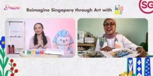 Serunya Workshop Reimagine Singapore Through Art, Tuangkan Kerinduan Akan Singapura Lewat Seni