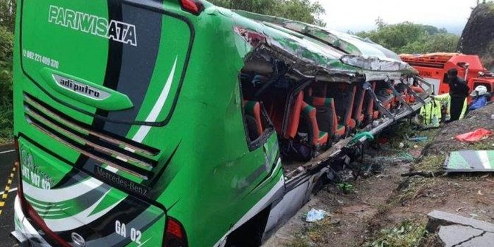 Fakta Bus Pariwisata Alami Kecelakaan Maut di Bantul hingga 13 Orang Tewas