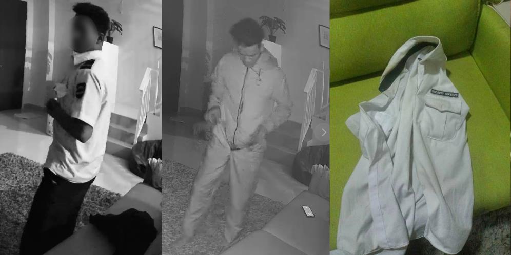 Mama Muda Ketakutan Lihat Rekaman CCTV Satpam Masuk Rumah Mencari Dirinya Sambil Buka Baju dan Celana