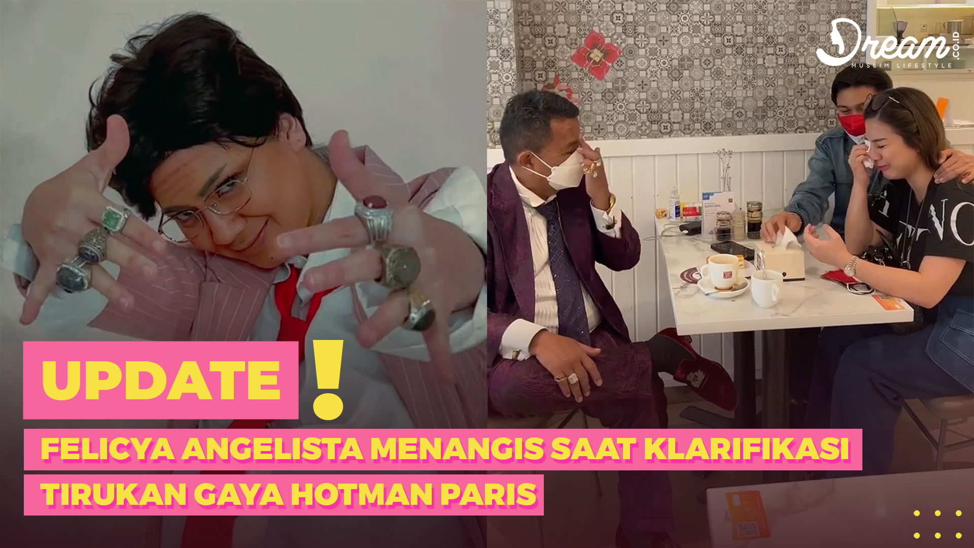 Felicya Angelista Menangis Saat Klarifikasi Tirukan Gaya Hotman Paris