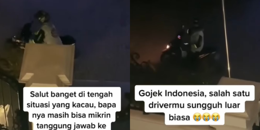 Kisah Haru Driver Ojol Tetap Antar Makana ke Pelanggan Saat Anaknya Meninggal, Badannya Gemetar