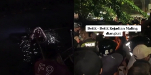 Viral Aksi Viral Maling Motor Ngumpet 2 Jam di Selokan, Netizen: Antara Mau Ngakak atau Kasian