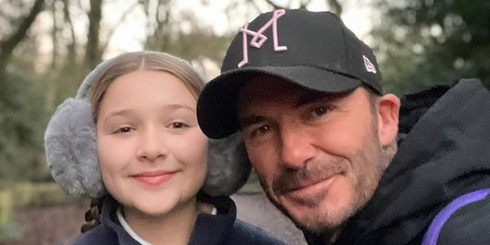 Bikin Meleleh, Cara David Beckham Balas 'I Love You' Putrinya