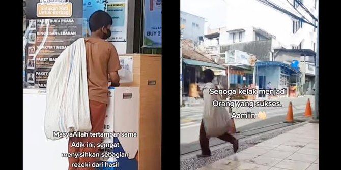 Viral Video Bocah Sedekah Diam-Diam di Kotak Amal