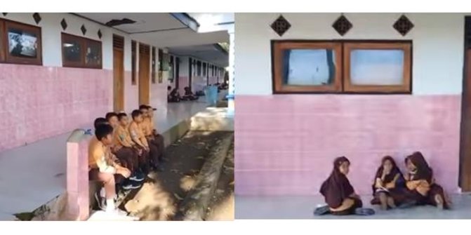 Pak Kades Ngamuk Lihat Murid SD Terlantar karena Guru Belum Datang ke Sekolah