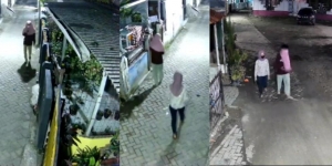 Cewek Terekam Jalan Tengah Malam Jemput Teman Wanita, Pas Hijabnya Dibuka CCTV Ikutan Kaget