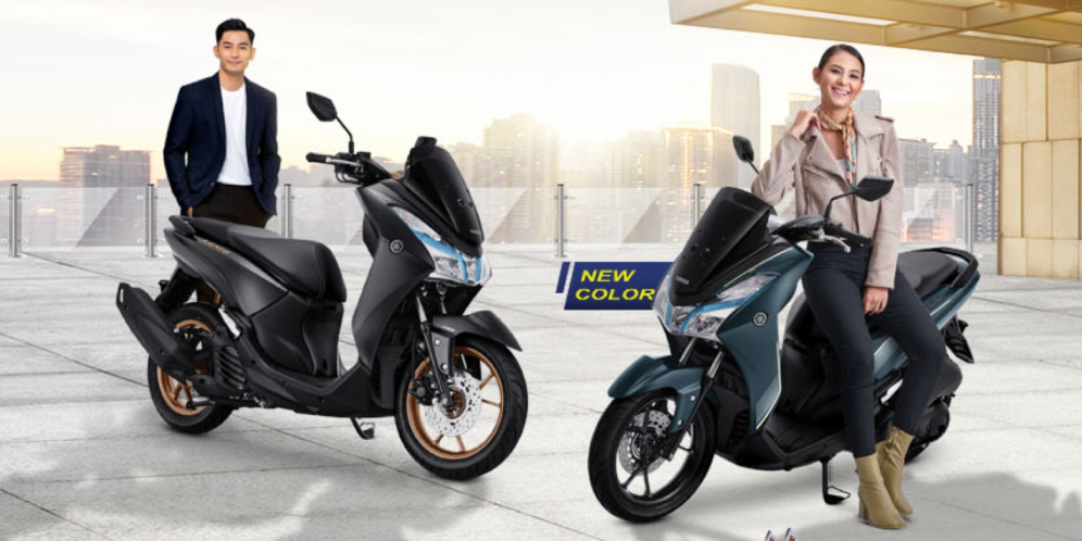 Yamaha Lexi Dipoles Warna Baru dan Grafis Minimalis, Intip Harganya