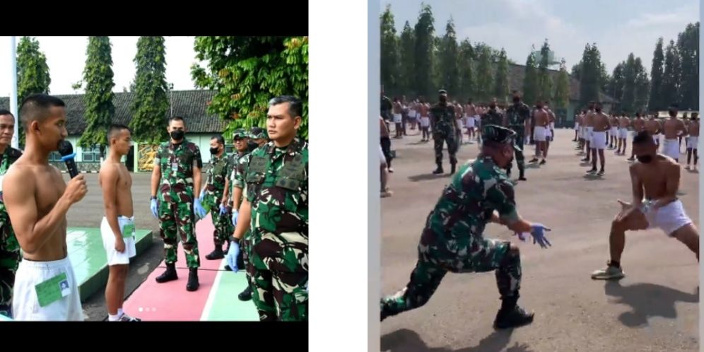 Viral Video Adu Tenaga Dalam Anggota TNI dengan Calon Tamtama, Warganet: Pelatihnya Ketar-ketir
