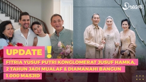 Fitria Yusuf Putri Konglomerat Jusuf Hamka, 2 Tahun Jadi Mualaf dan Diamanahi Bangun 1.000 Masjid