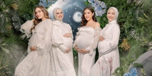 Potret Maternity Shoot 'The Bumils', Jessica Iskandar, Ria Ricis, Cut Meyriska dan Yasmine Wildblood