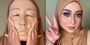 Pakai Makeup 10 Lapis, Perubahan Wanita Ini Sukses Bikin Pangling!