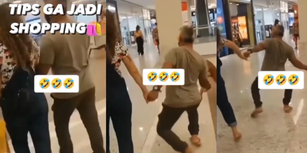 Aksi Suami Keluarkan Jurus Jitu Agar Nggak Jadi Shopping di Mal, Cuma Efeknya Istri Auto Tidak Kenal