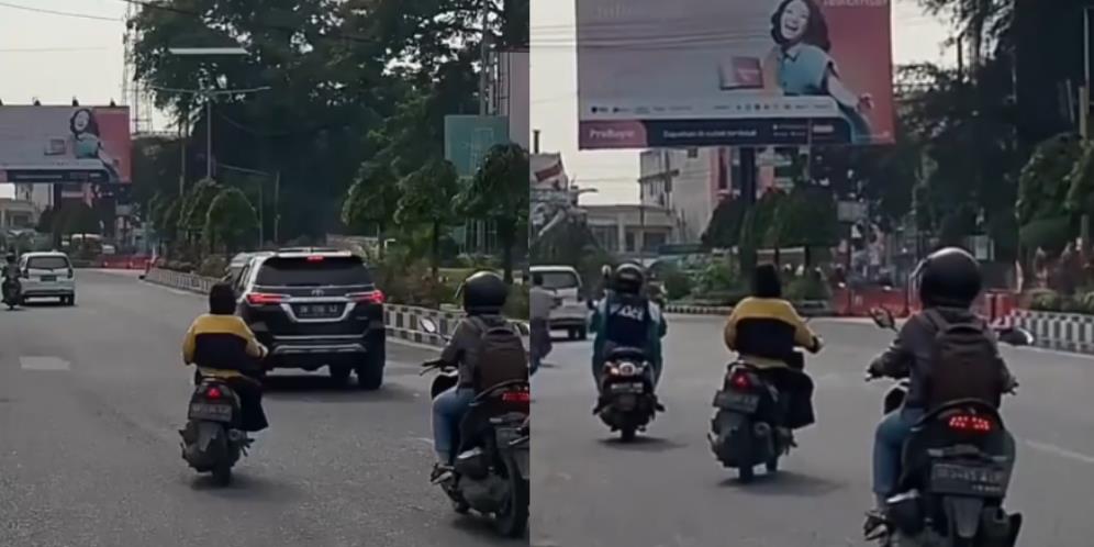 Memacu Sambil Nge-drift di Jalan Raya, Cara Pria Ini Naik Motor Bikin Marc Marquez Auto Insecure