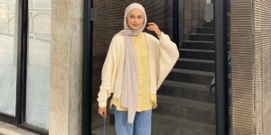 Pakai Teknik Layering di Outfit Hijab, Tampilan Auto Modis