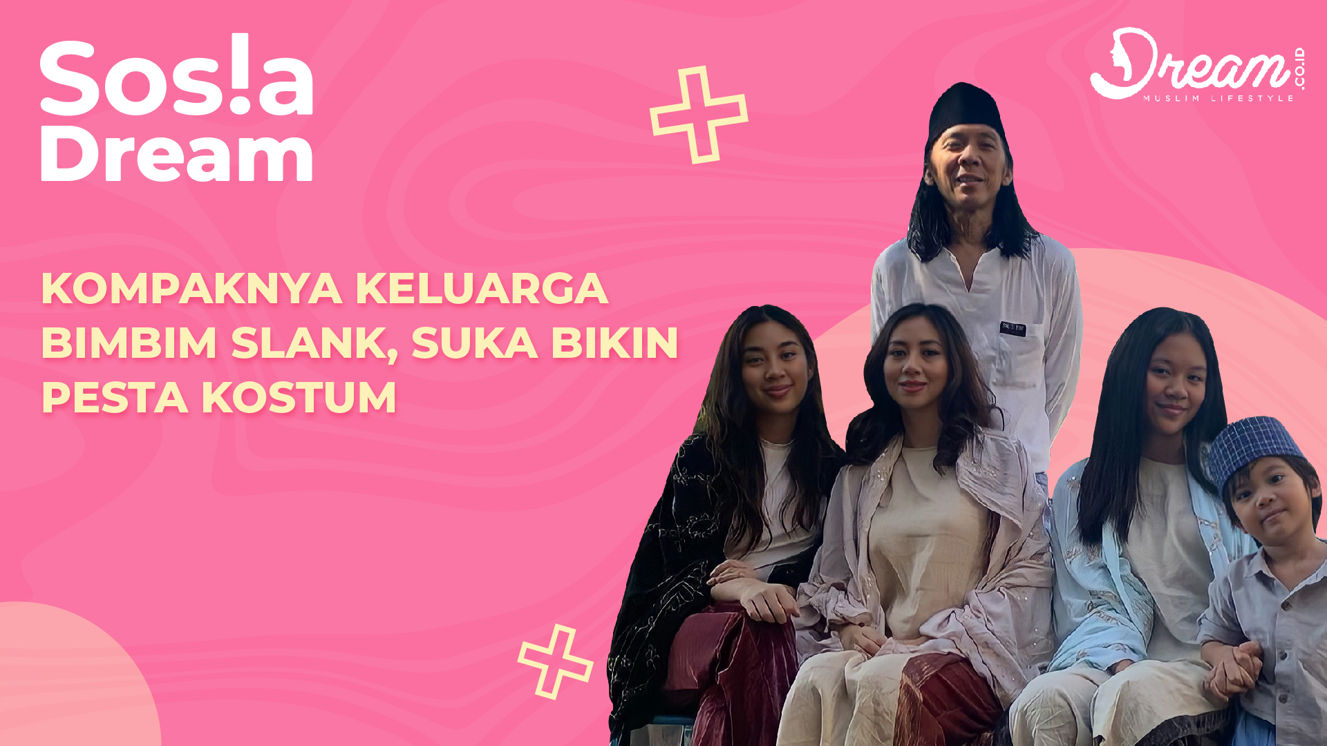 Kompaknya Keluarga Bimbim Slank, Suka Bikin Pesta Kostum