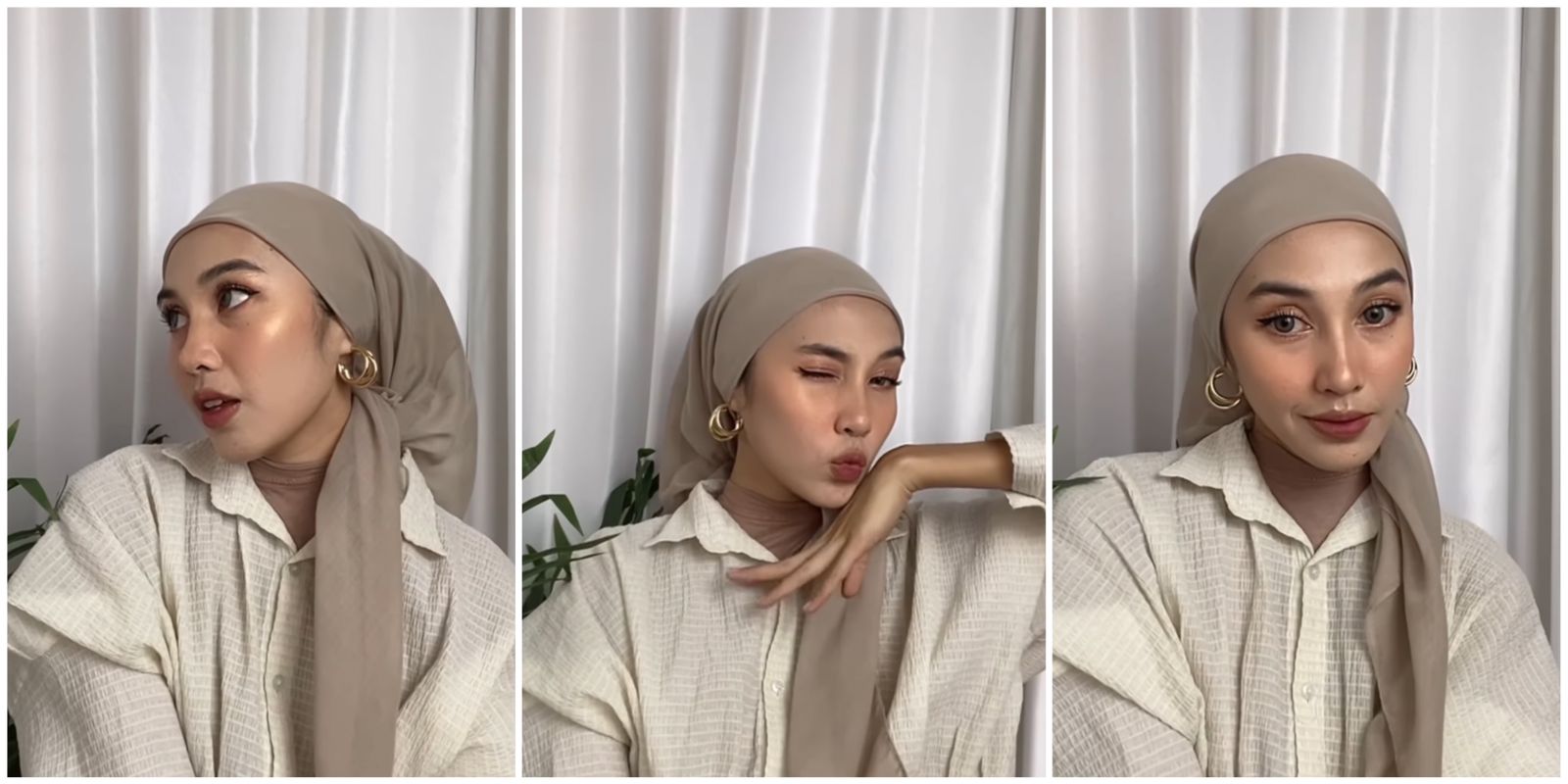 Tutorial Simpel Hijab Turban untuk Acara Santai