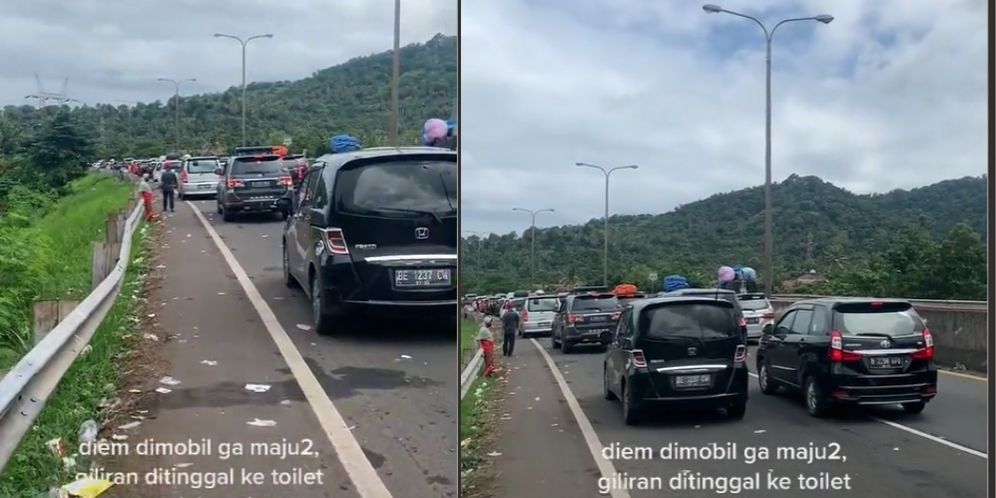 Dikira Macet Bakal Lama, Sehabis Keluar Toilet Malah Ketinggalan Mobil Karena Jalanan Lancar Lagi