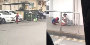 Menyayat Hati, Viral Video Bocah Pungut Minuman dari Tempat Sampah
