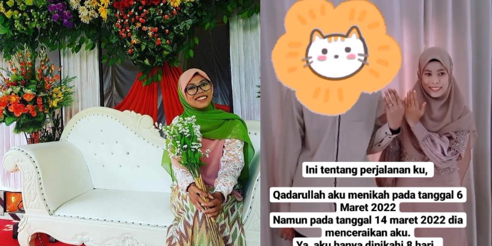 Cerita Sebenarnya Wanita Viral yang Dicerai Suami Padahal Baru Menikah 8 Hari