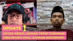 Ustaz Abdul Somad Tepis Tuduhan Singapura Soal Ajaran Ekstremis
