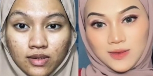 Transformasi Makeup Flawless TikToker Dikira Beda Orang