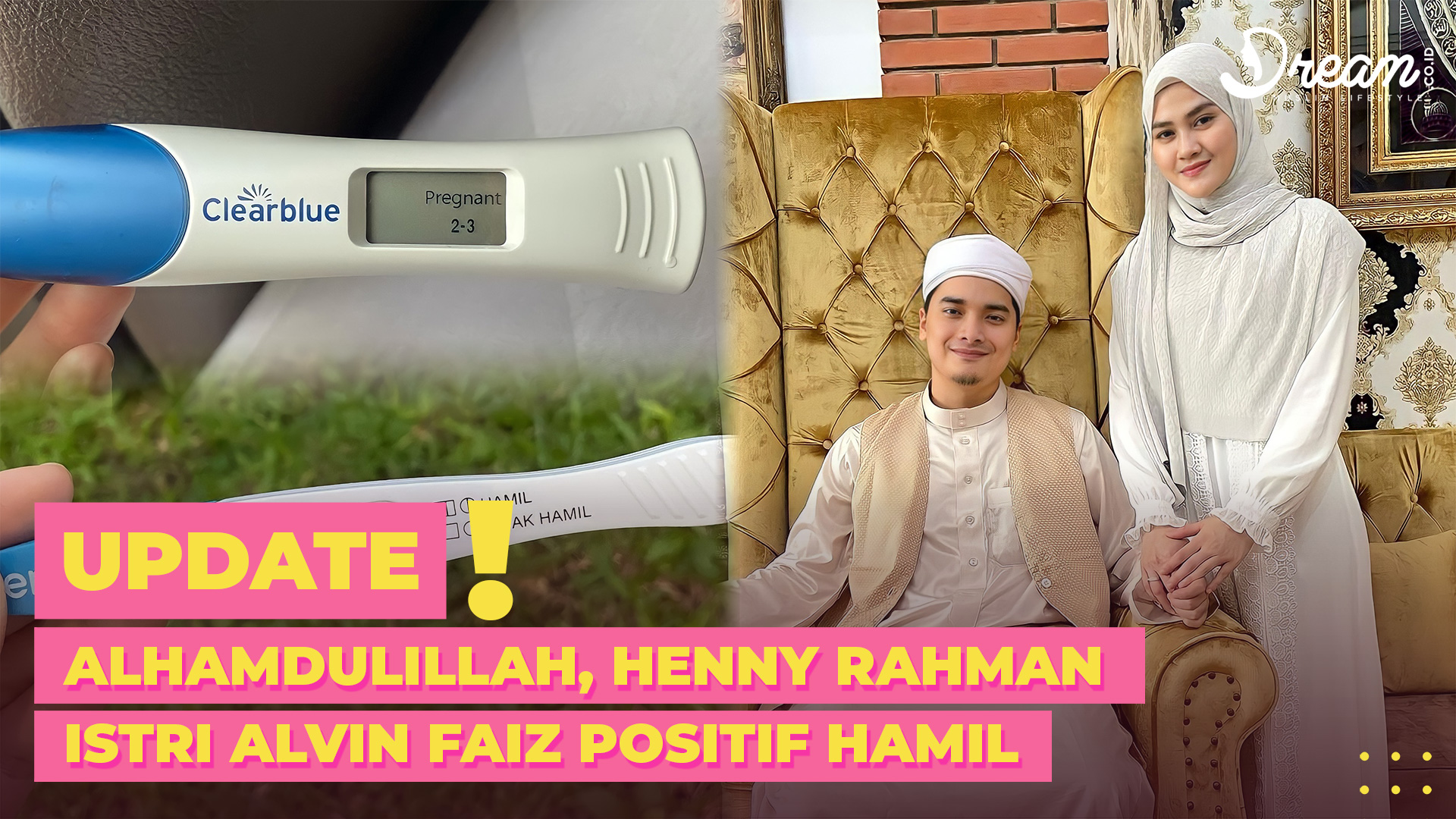 Alhamdulillah, Henny Rahman Istri Alvin Faiz Positif Hamil