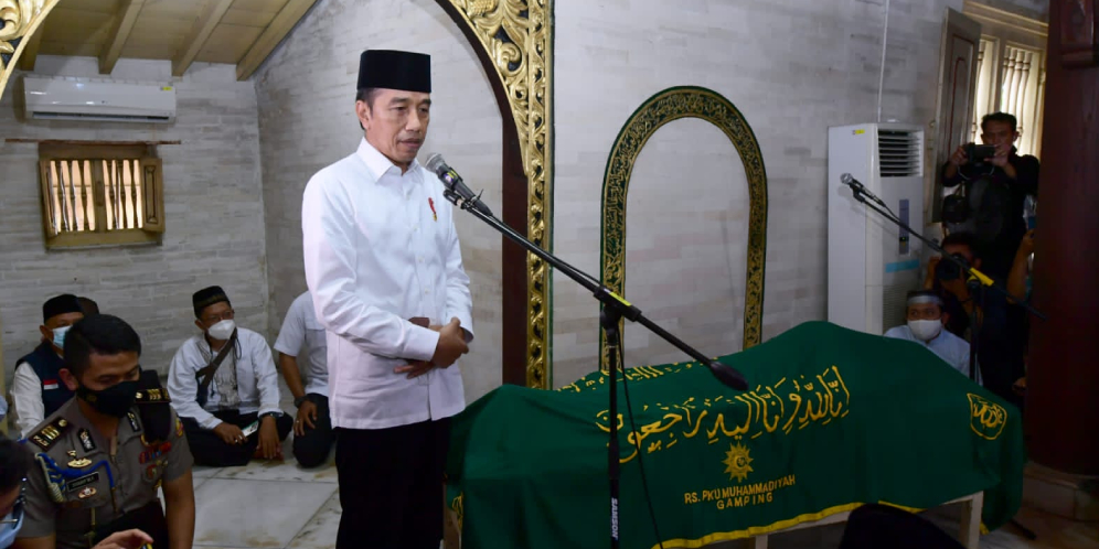 Beri Penghormatan Terakhir untuk Buya Syafii Maarif, Jokowi: `Beliau Selalu Menyuarakan Toleransi`