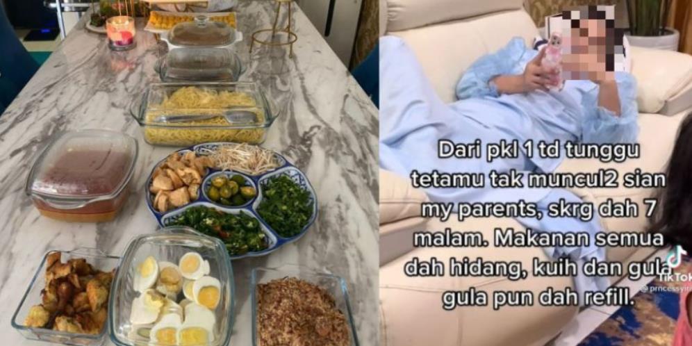 Kisah Pilu Sejak Siang hingga Malam Tunggu Tamu Open House Lebaran Tapi tak Ada yang Datang, Makanan Berakhir Mengenaskan