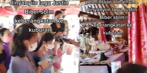 Viral Lagu Justin Bieber Iringi Proses Pemakaman di Bali, Jadi Wasiat Mendiang Sebelum Meninggal